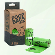 YoLeaClean（8卷共120個）寵物拾便袋 寵物便便袋 狗便袋 狗屎袋 執屎袋 可回收 環保 尿布垃圾袋 迷你垃圾袋 寵物垃圾袋外出用品 無香