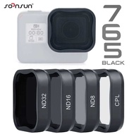 SOONSUN ND Filter Kits GoPro Hero 5 Black CPL ND8 ND16 ND32 Polarizer Lens Filters for Go Pro 7 6 Po