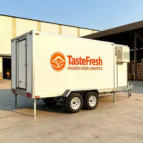 3m Reefer Trailer for Sale Cold Storage Trailer Food Delivery Trailer
