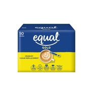 Equal Gold Crunchy Granular Sweetener ( 50 Sticks )