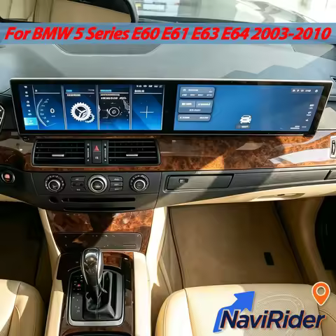 21" Double Screen Android Head Unit For BMW 5 Series E60 E61 E63 E64 2003-2010 CCC CIC Audio CarPlay