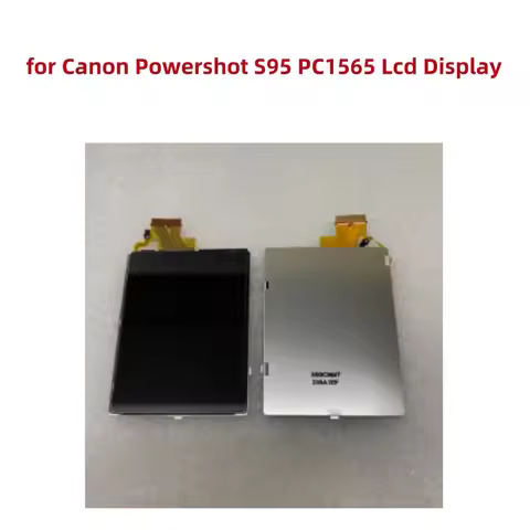 Alideao-New LCD Screen Display for Canon Powershot S95 PC1565 with Backlight Outer Glass Camera Repl