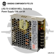 MEAN WELL LRS-75-12 MEAN WELL Switching Power Supply 72W 12V 6A MeanWell