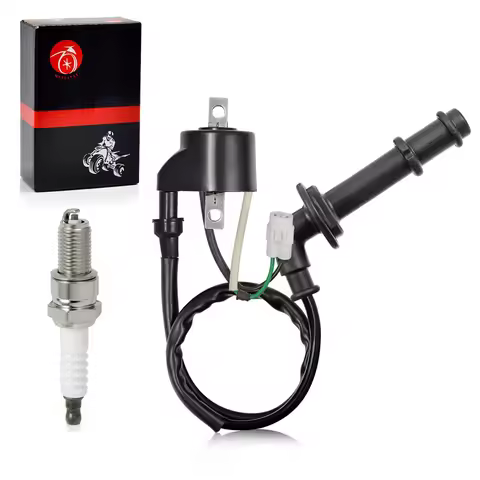 Ignition Coil Pack & SPARK PLUG CAP For Suzuki Quadracer 450 LTR450 2006-2009 RMZ 450 RM-Z450 L0/L1/