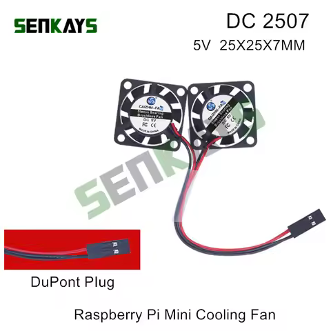 NEW DC 5V 0.11A 2507 25x25x07MM Cooling Fan Oil Bearing UAV CPU Raspberry Pi Mini Cooling Fan 8500RP