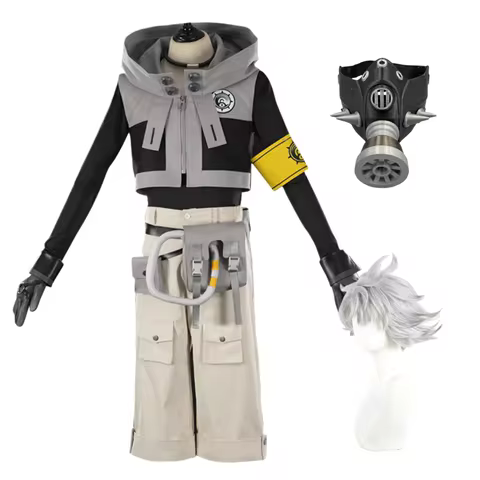 gachiakuta cosplay Rudo Cosplay Costume Wig Mask Halloween Party Stage Performance Costume