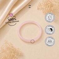 Zupazupazuu I Bangle Pink Agate 6mm - Bangle - Bangle Bracelet - Increase Positive Energy & Self-Def