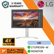 Flexi Tech LG 27” Ultrafine 27UP850N-W 3840 x 2160 (4K UHD) 60Hz Monitor with USB Type-C