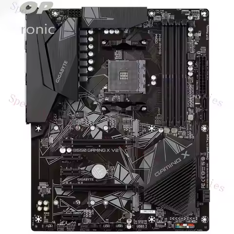 A+ FOR GIGABYTE B550 GAMING X V2 AMD Socket AM4 ATX Mainboard Motherboard 4 x DIMM