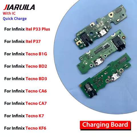 USB Charging Port Dock Charger Connector Board Flex Cable For infinix Tecno B1G BD2 BD3 CA6 CA7 K7 K