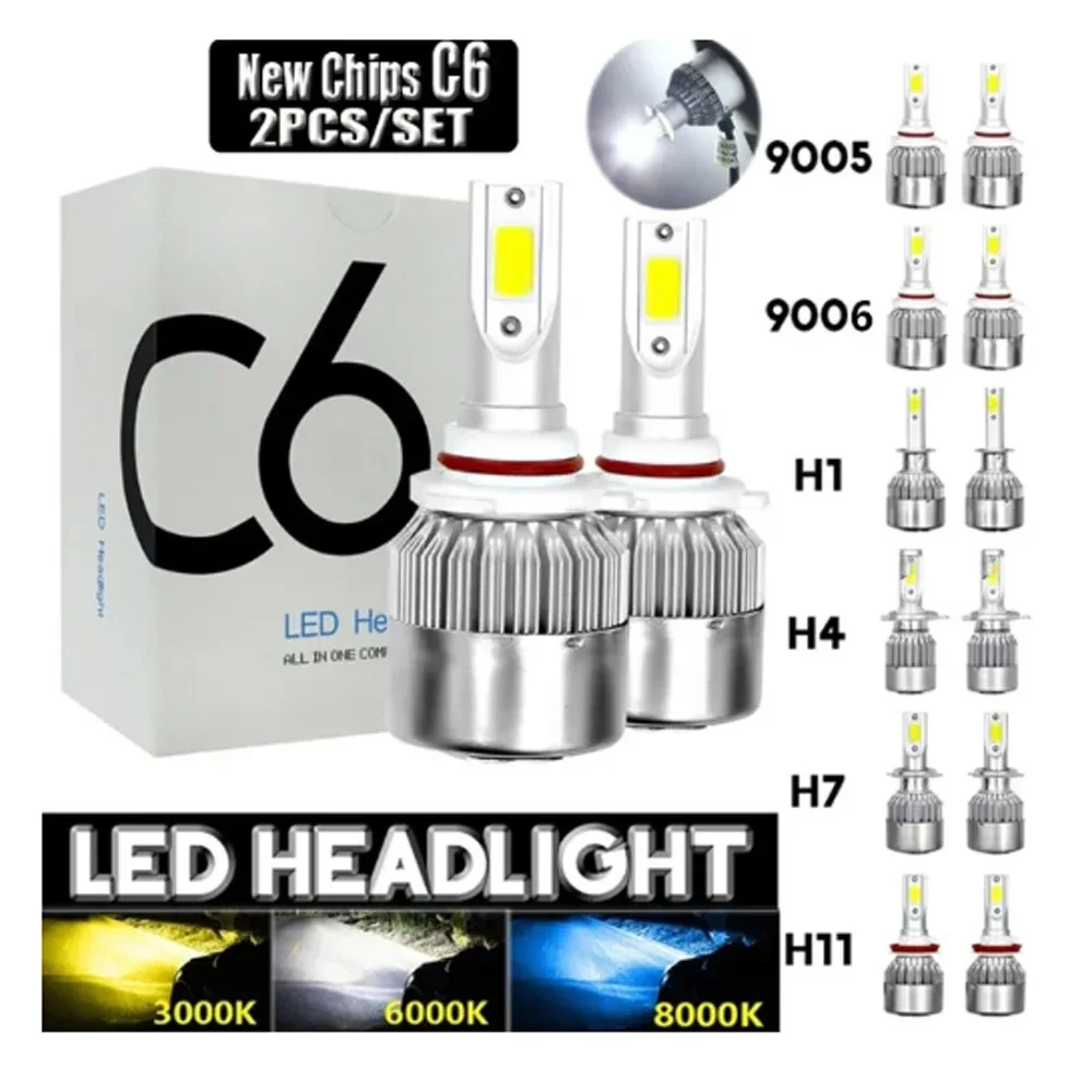H7 Led H1 H11H3 H4 9005 9006 Lamp CANbus Headlight Bulb H13 9004 9007 880 Auto Fog Light Motorcycle 