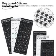 Hebrew Letter Water-proof Desktop Computer Keyboard Covers Label Sticker