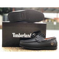 [READY STOCKS] TIMBERLAND LOAFER SLIP ON BLACK SHOES NEW EDITION CASUAL