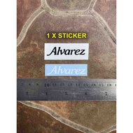 Alvarez Guitar Sticker Sticker Acoustic Electric Headstock Stratocaster Superstrate Telecaster Guita