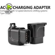 QIUJU USB-C Bike Charger, Fast Charging Compact 4-Pin to Type-C Converter, Portable Waterproof LED I