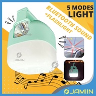 USB RECHARGEABE 20W Bluetooth Speaker Flashlight Camping Light  Lampu Suluh Portable Bluetooth Speak