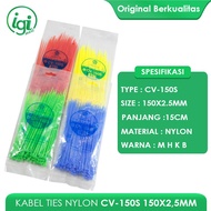 CABLE TIES 150X2.5MM 15CM COLOR CABLE TIES TIE CV150S 150 X 2.5 MM