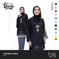 [Baju Kurung Moden] KURUNG QUEEN + CAPE(Black)