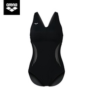 Arena Ariana ชุดว่ายน้ำผู้หญิงรัดรูปแบบชุดว่ายน้ำทรงสามเหลี่ยมชิ้นเดียวแบบบางที่คลุมท้องสีดำ