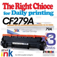 3x Compatible To HP Laserjet pro CF279A 279 CF-279A 279A 79A CF-279X CF279X M12a M12w MFP M26a M26nw