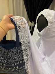 Telekung Cotton Lace +Bag Siti Khadijah