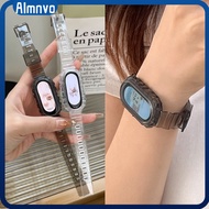 Case Strap for Smartwatch Xiaomi Mi Band 10 9 8 NFC Transparent Cover Screen Protector Band Accessor