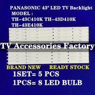 Panasonic TH-43C410K TH-43D410K TH-43E410K LED TV BACKLIGHT NEW READY STOCK (TH-43C410 TH-43D410 TH-