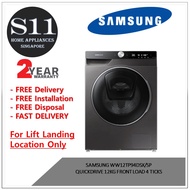 SAMSUNG WW12TP94DSX/SP QUICKDRIVE 12KG FRONT LOAD 4 TICKS - 2 YEARS LOCAL MANUFACTURER WARRANTY