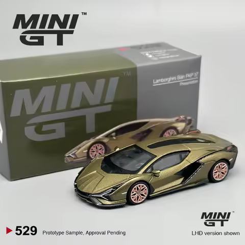 MINIGT 1:64 Lamborghini Sián FKP 37 Presentation Alloy Car Model 529