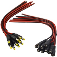 Male DC cable female DC cable/ copper yellow