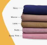 COD] Hijab Bella Square Pollycotton/ Hijab Nyaman/Hijab Segiempat Polos/ Jilbab Polos/ Jilbab Murah 