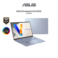 ASUS Vivobook S S5606M-AMX176WS/AMX178WS AI PC Laptop | Intel EVO Core Ultra 5-125H | 16GB RAM 512GB SSD | 16.0" 3.2K (3200 x 2000) OLED 120Hz  | Intel Arc | RGB Keboard | MS Office H&amp;S 2021 | Win11 | 2Y Warranty