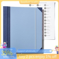 In stock-Accordion File Organizer, Expanding File Folder with Notebook & Storage Bag Accordion Folde