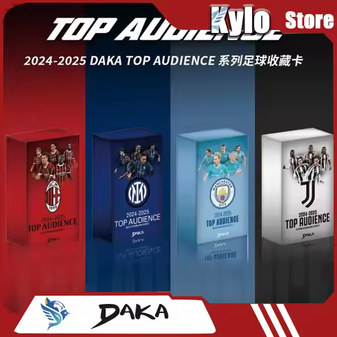 Daka 2025-2026 Trading Cards Top Audience Machester Cuty Juventus Ac Milan Internazionale Milano Foo