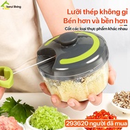 Kwai Hand Blender With Drawstring Garlic And Chili Food, Hand Blender With Capacity Of 500ml, 900ml, 5-Blade Grinder