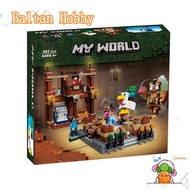 YIB toy LH5X Compatible with Minecraft 21272 Woodland Mansion Fighting Ring Building blocks EQ1