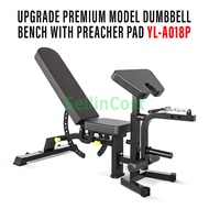 SellinCost Commercial Grade Sit Up Flat Bench Durable Weight 350kg Adjustable Incline Decline Dumbbe