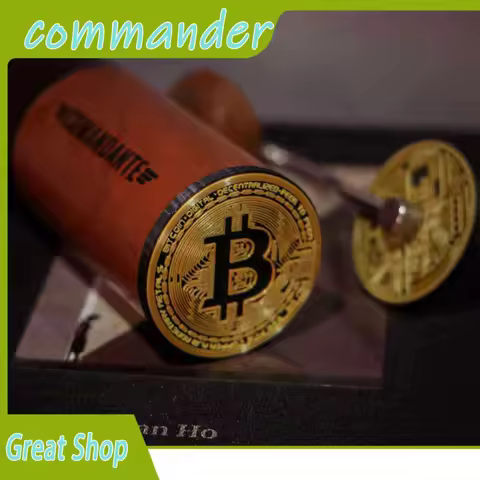 Comandante C40 Coffee Grinder Dust Cover Embossed Bitcoin Pattern Protective Lid For Home Bar Coffee