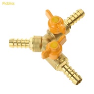 Picbliss Efficient Brass Y Splitter Connector Brass Connector Versatile for Water Oil