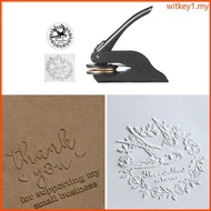WIT Exlibris Stamp Stamp Metal Embossing Stamp Paper Embossing Pliers