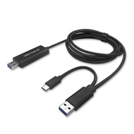Type C USB Cable 3.0 Head Copy Two Computer Data Transmission 1.8m Cables Mutual Support Co