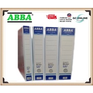 ABBA 2D Ring File (White) Insert Binder / Fail Kulit Keras Putih