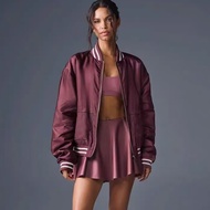 Alo Baseball Uniform Jacket-All-Match Jacket Cotton Jacket