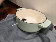 KitchenAid 鑄鐵鍋 淺綠色