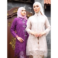 LY COUTURE I MULAN KEBAYA MODEN KLASIK SOFT LACE BERSAMA KAIN SONGKET EKSKLUSIVE