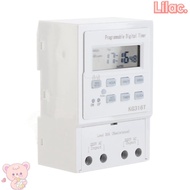VIOLETLILAC Digital Timer Switch, 1W Power 30A Programmable Timer, Smart Home AC 220V 1Min - 168H wi