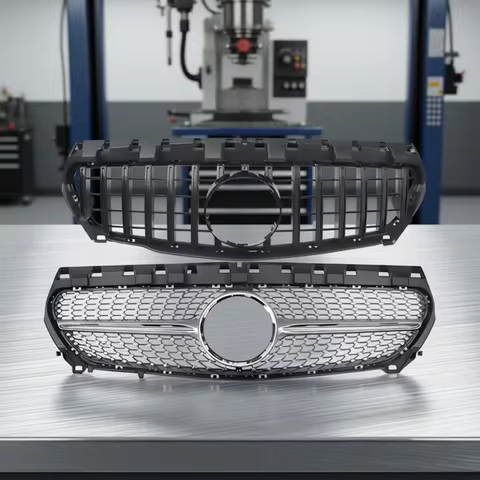 Front Grille Bumper Grill Tuning Accessories For Mercedes CLA C117 W117 2013-2019 CLA180 CLA200 CLA2