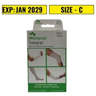 Tubigrip Size C 1m Beige – Elastic Bandage for Sprains, Strains & Joint Support