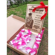 Engraved wooden picture FRAMES