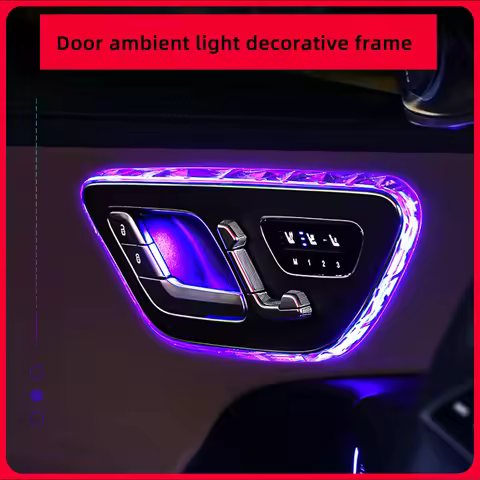 For Mercedes E C GLC S450 class Door ambient light decorative crystal frame EQE500 EQS Door decorati